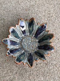 Handmade Stoneware Flower Bowl