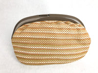 Italian Woven Raffia Clutch