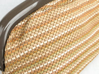 Italian Woven Raffia Clutch