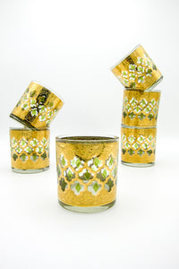 Vintage 22k Gold-Plated Culver Rocks Glasses