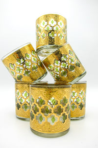 Vintage 22k Gold-Plated Culver Rocks Glasses