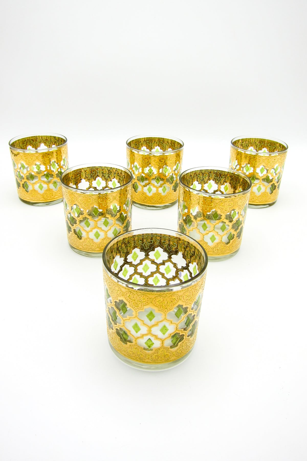 Vintage 22k Gold-Plated Culver Rocks Glasses