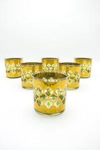Vintage 22k Gold-Plated Culver Rocks Glasses