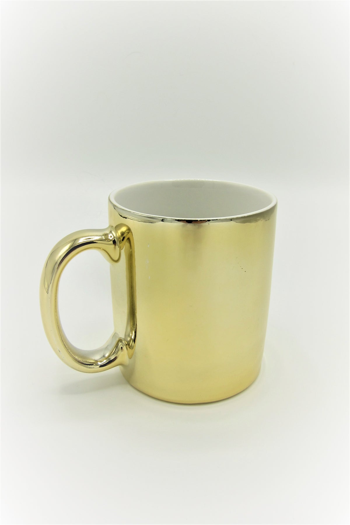 Vintage 22K Gold-Plated Ceramic Mug