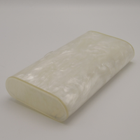 Vintage White Lucite Clutch by Willardy