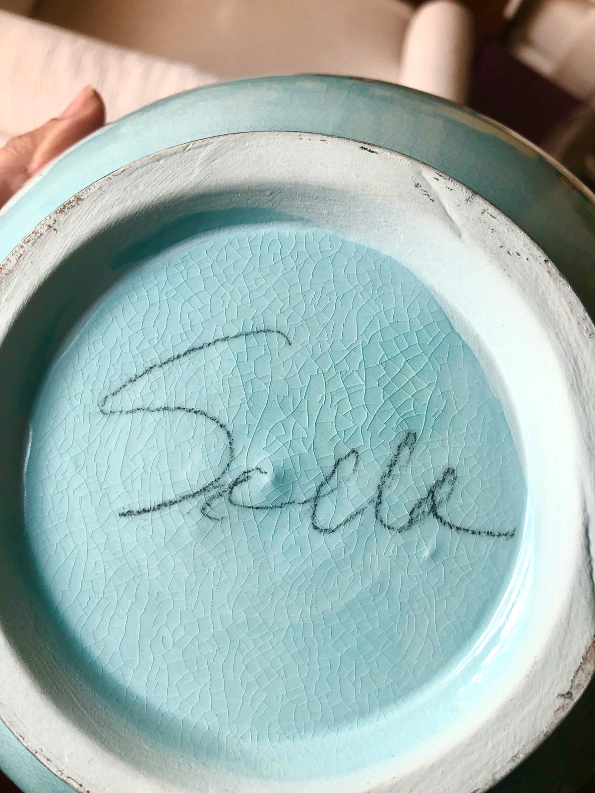 Beryl Solla Memphis style postmodern ceramic vessel