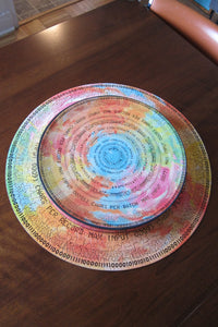 Computer Talk Circular Jigsaw Puzzle Springbok 1965 1