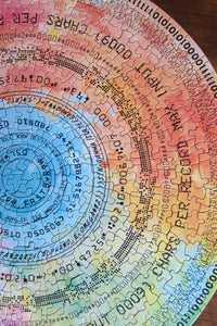 Computer Talk Circular Jigsaw Puzzle Springbok 1965