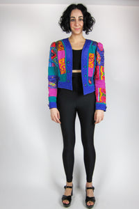 Vintage Jeanne Marc Quilted Blazer