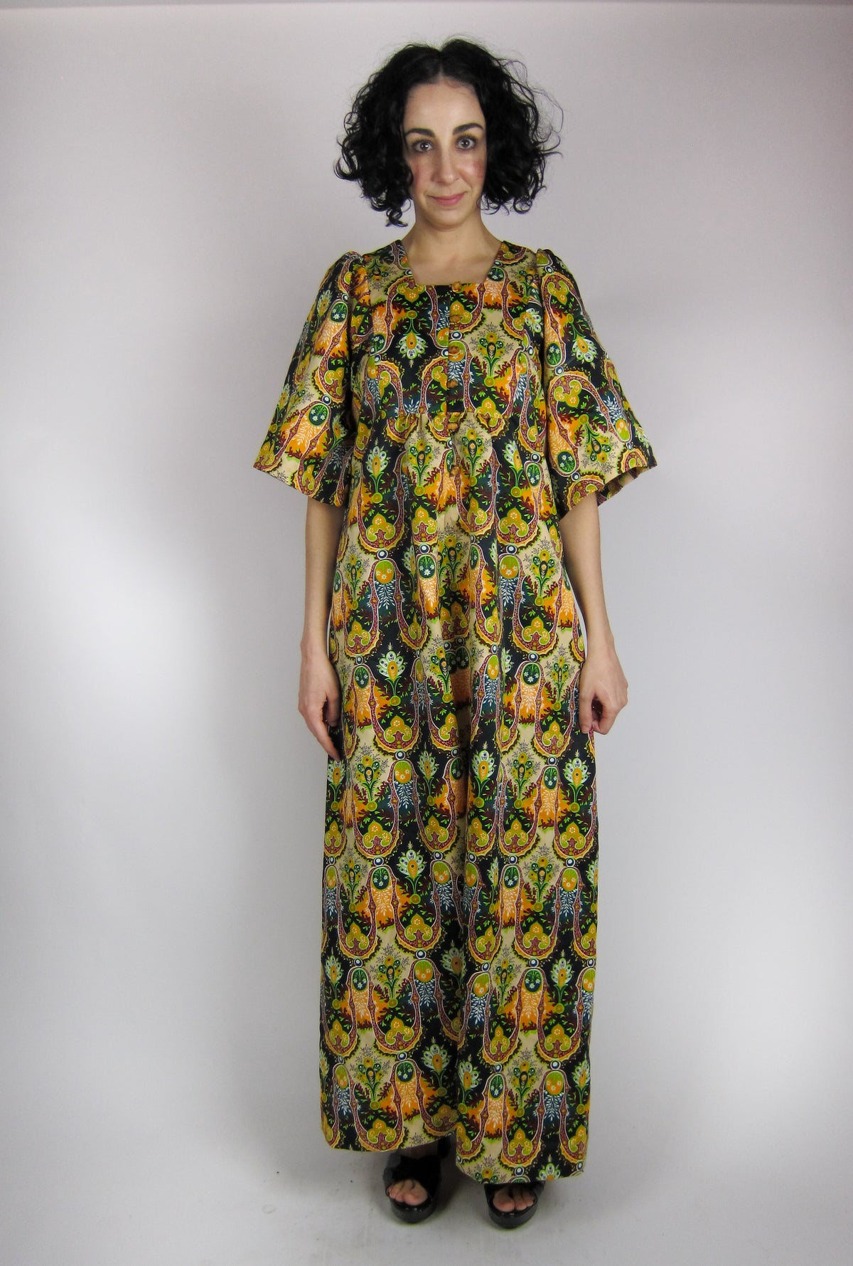 Vintage Psychedelic Maxi Dress