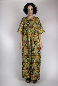 Vintage Psychedelic Maxi Dress