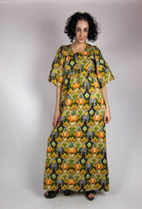 Vintage Psychedelic Maxi Dress