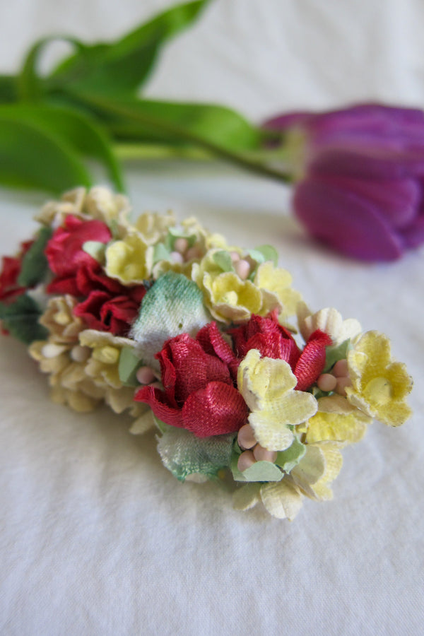 Vintage Floral Barrette