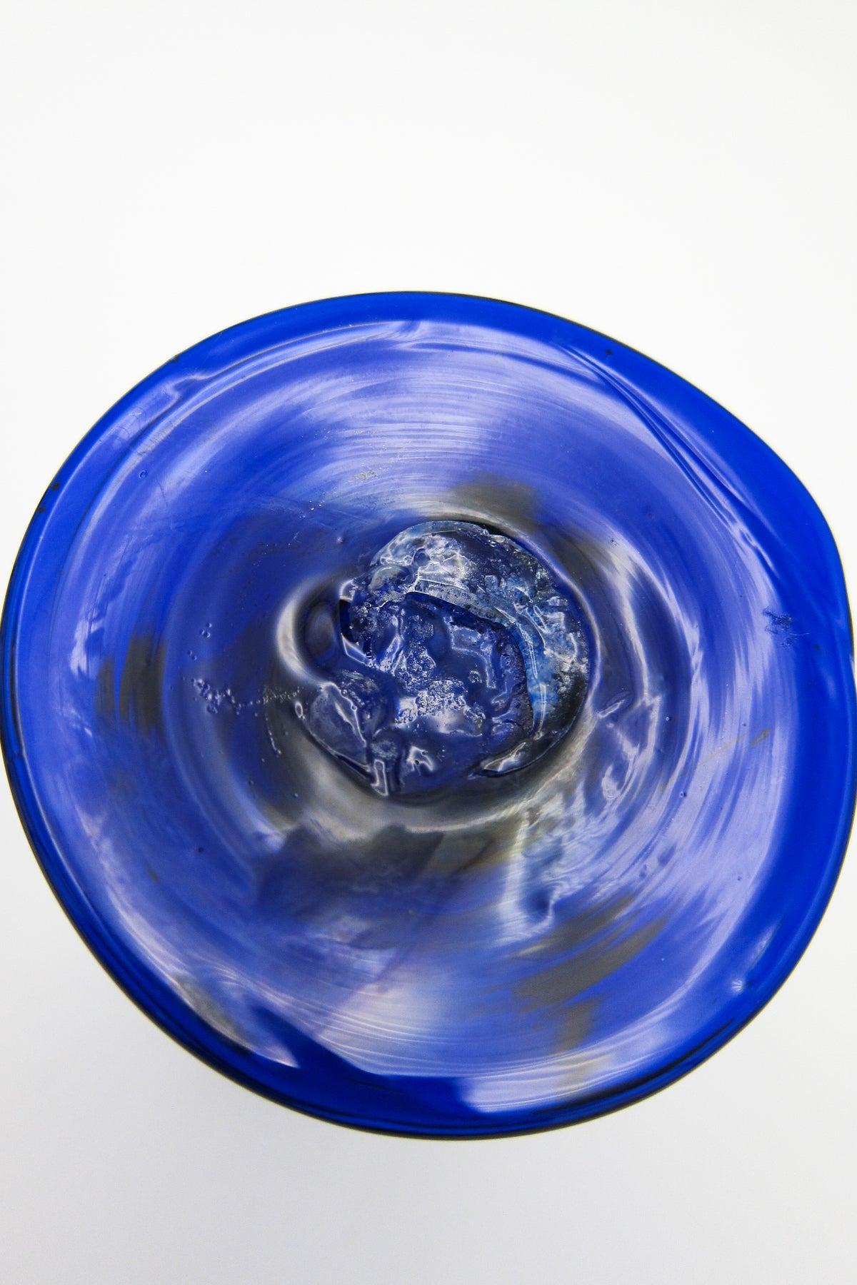 Mouth-Blown Art Glass Stemware