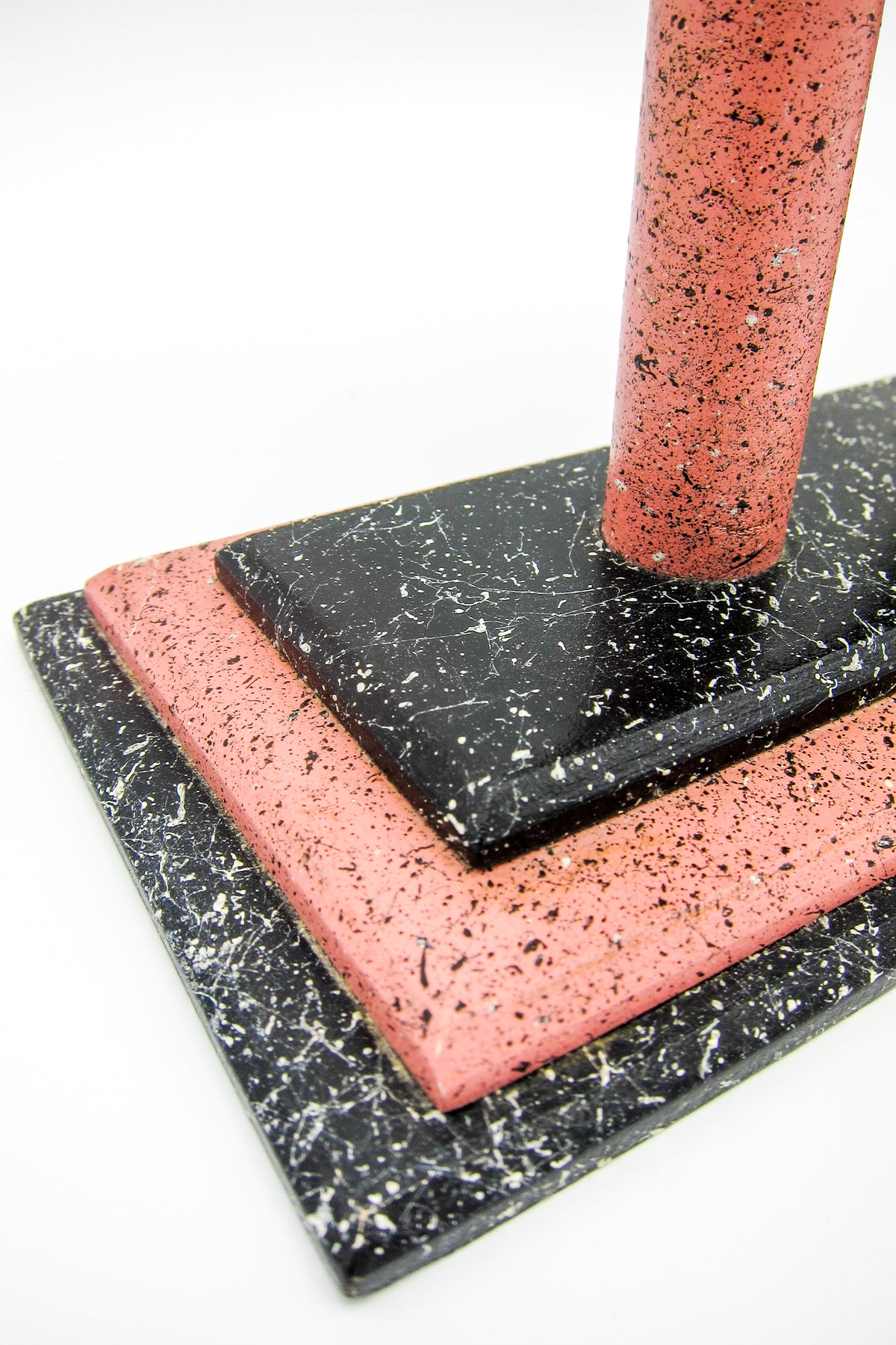 Vintage 90s Postmodern Speckled Clock