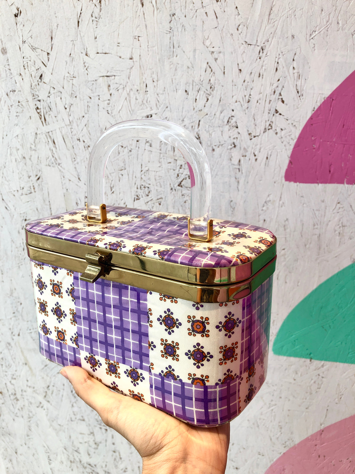 Vintage 1960s Box Purse