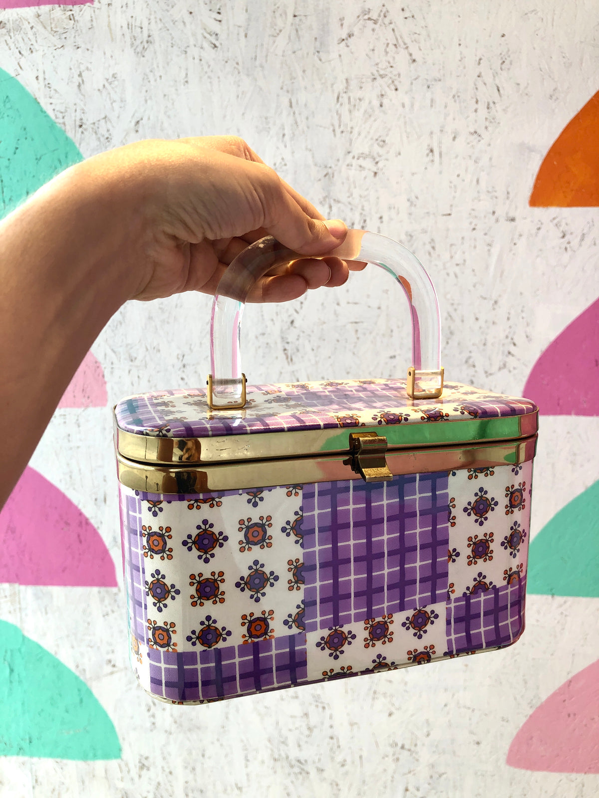 Vintage 1960s Box Purse