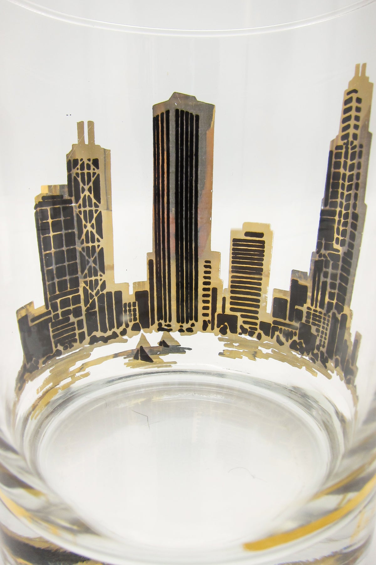 Marshall Field's Chicago Skyline Glasses