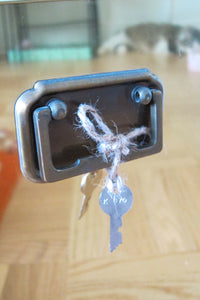 Vintage Brass Clad Cube Trunk