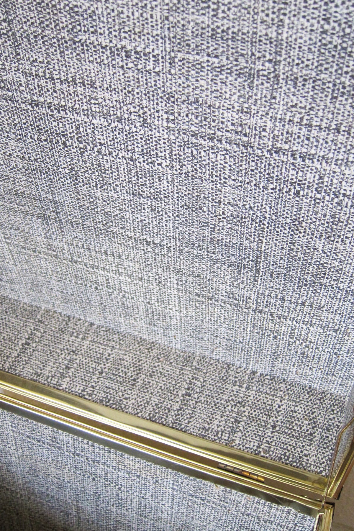 Vintage Brass Clad Cube Trunk