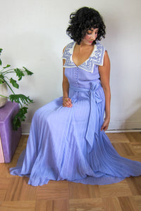 Lilac Pleated Jack Bryan Dress