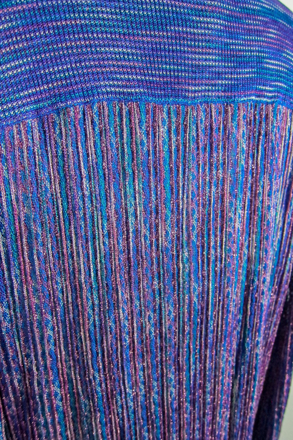 Vintage Missoni Metallic Knit Dress