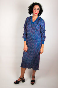 Vintage Missoni Metallic Knit Dress