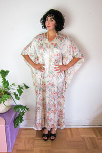 Silk Floral Neiman Marcus Caftan