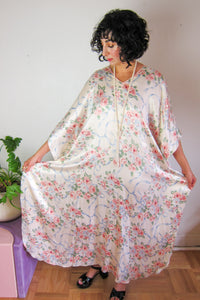 Silk Floral Neiman Marcus Caftan