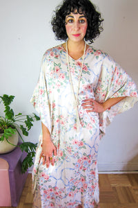 Silk Floral Neiman Marcus Caftan