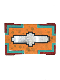 Rare Vintage Memphis Style Hand-Painted Box
