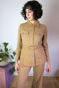 Vintage Sakowitz Studded 2pc Suit