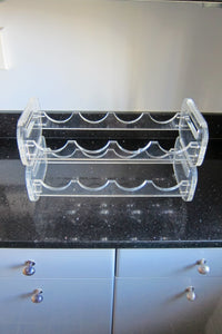 Vintage Stacking Lucite Bottle/Wine Racks