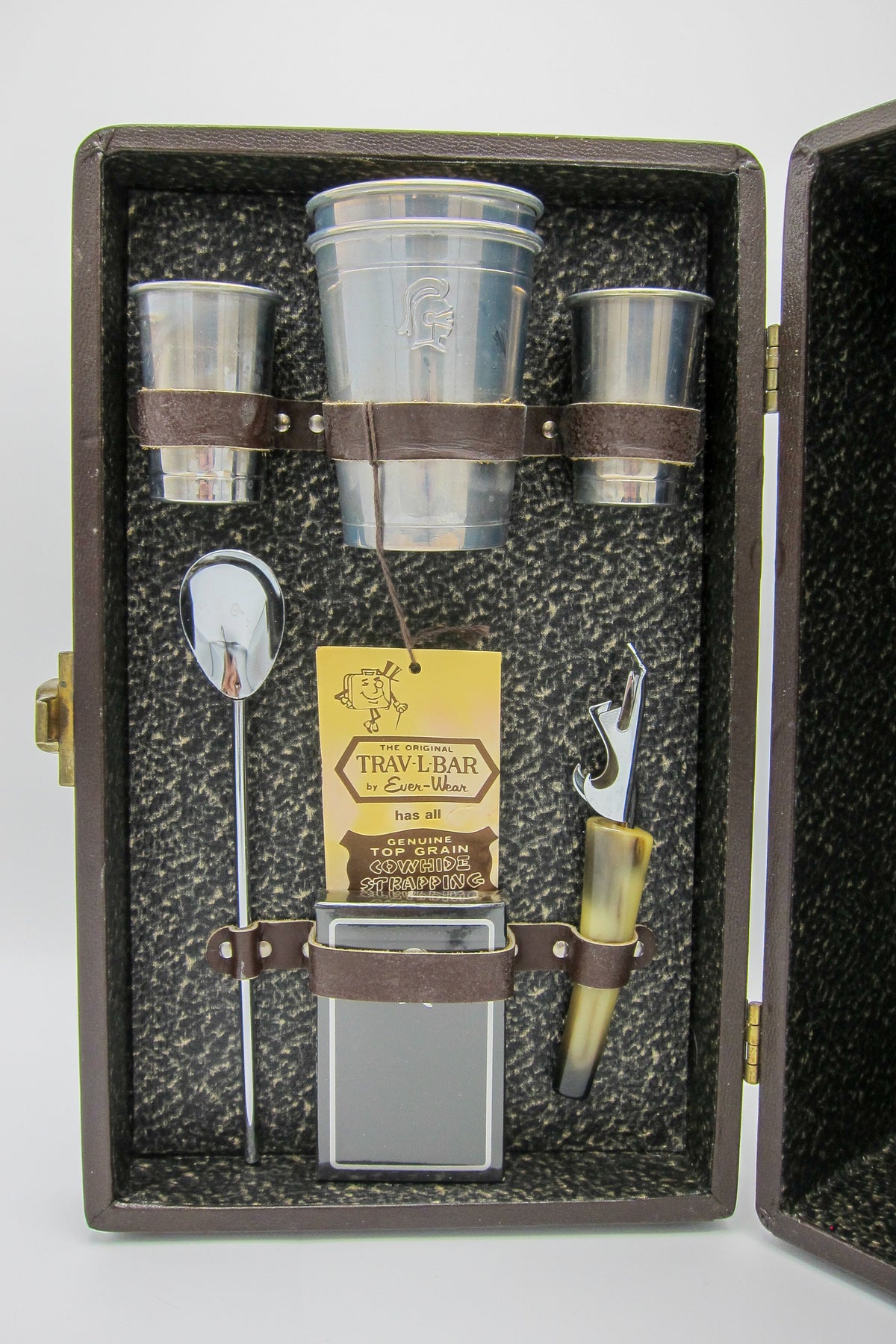 Vintage Mid-Century Travel Bar
