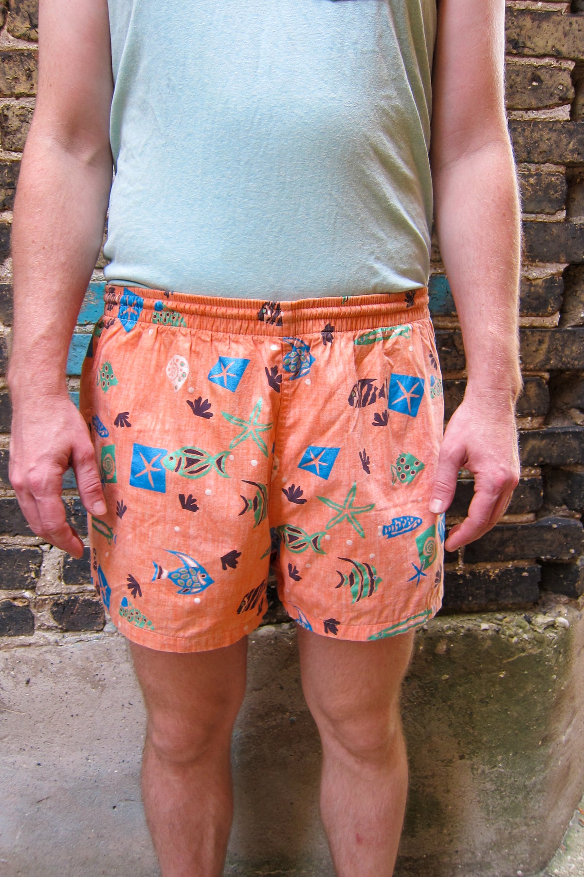 Vintage 80s Reyn Spooner Swim Trunks