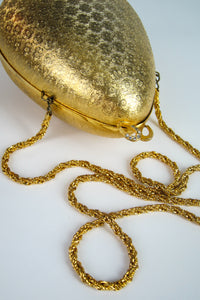 Vintage 1960s Brass Purse / Clutch by Saks Fifth Ave