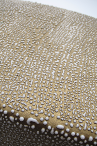 vintage gold ceramic tissue box cover