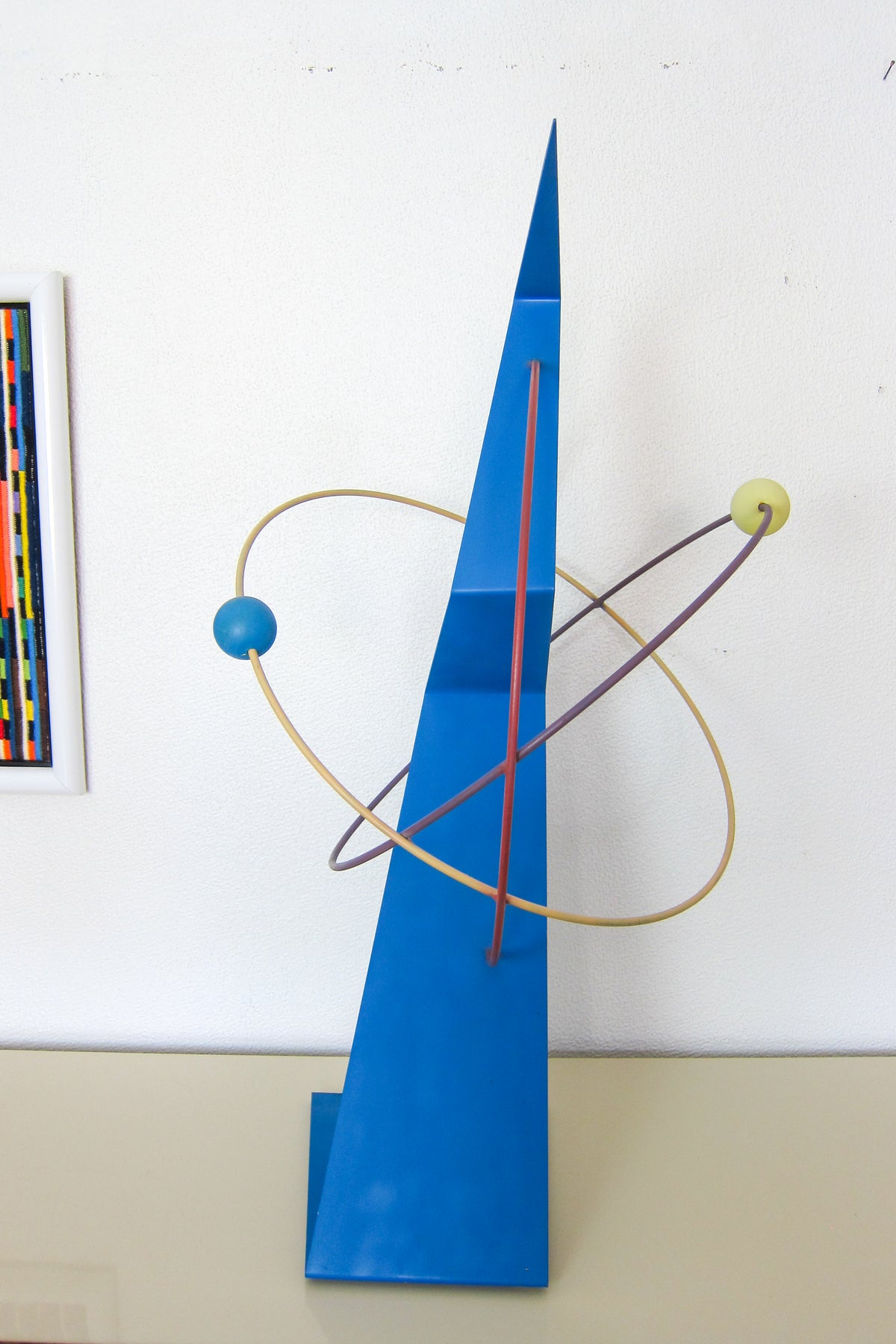 Rare Memphis Style Curtis Jere Sculpture