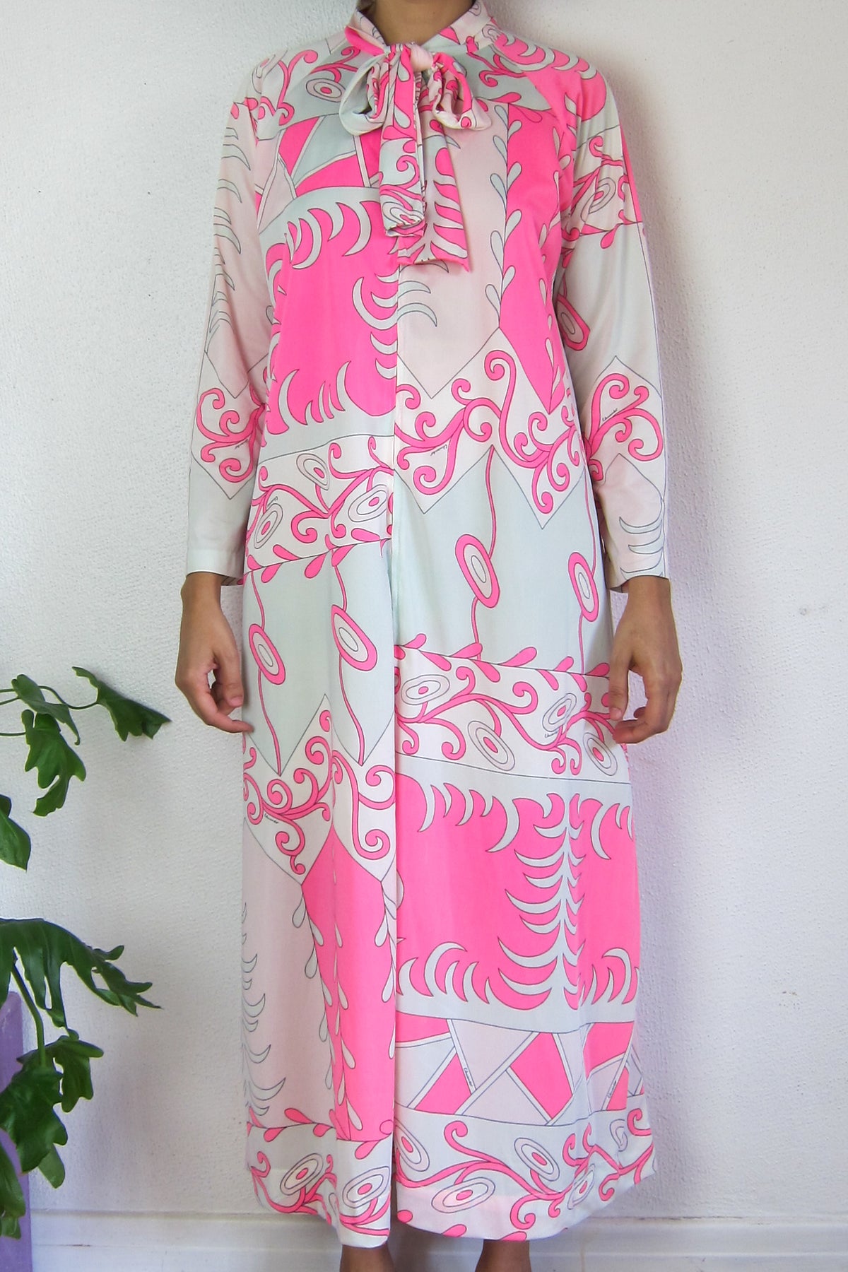 Vintage 70s Hostess Dress by Eduardo for Saks