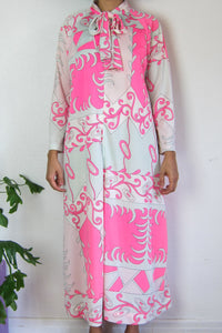 Vintage 70s Hostess Dress by Eduardo for Saks