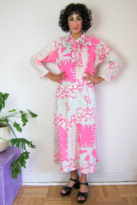 Vintage 70s Hostess Dress by Eduardo for Saks