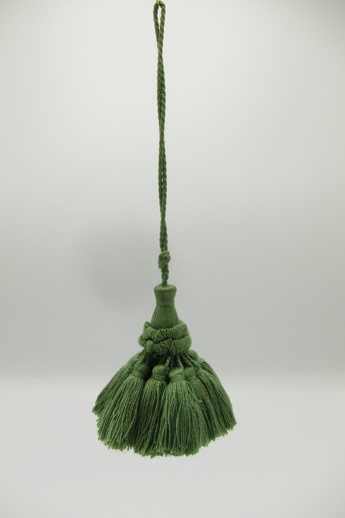 green vintage decorative tassel
