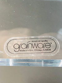 Lucite Ice Bucket by Grainware
