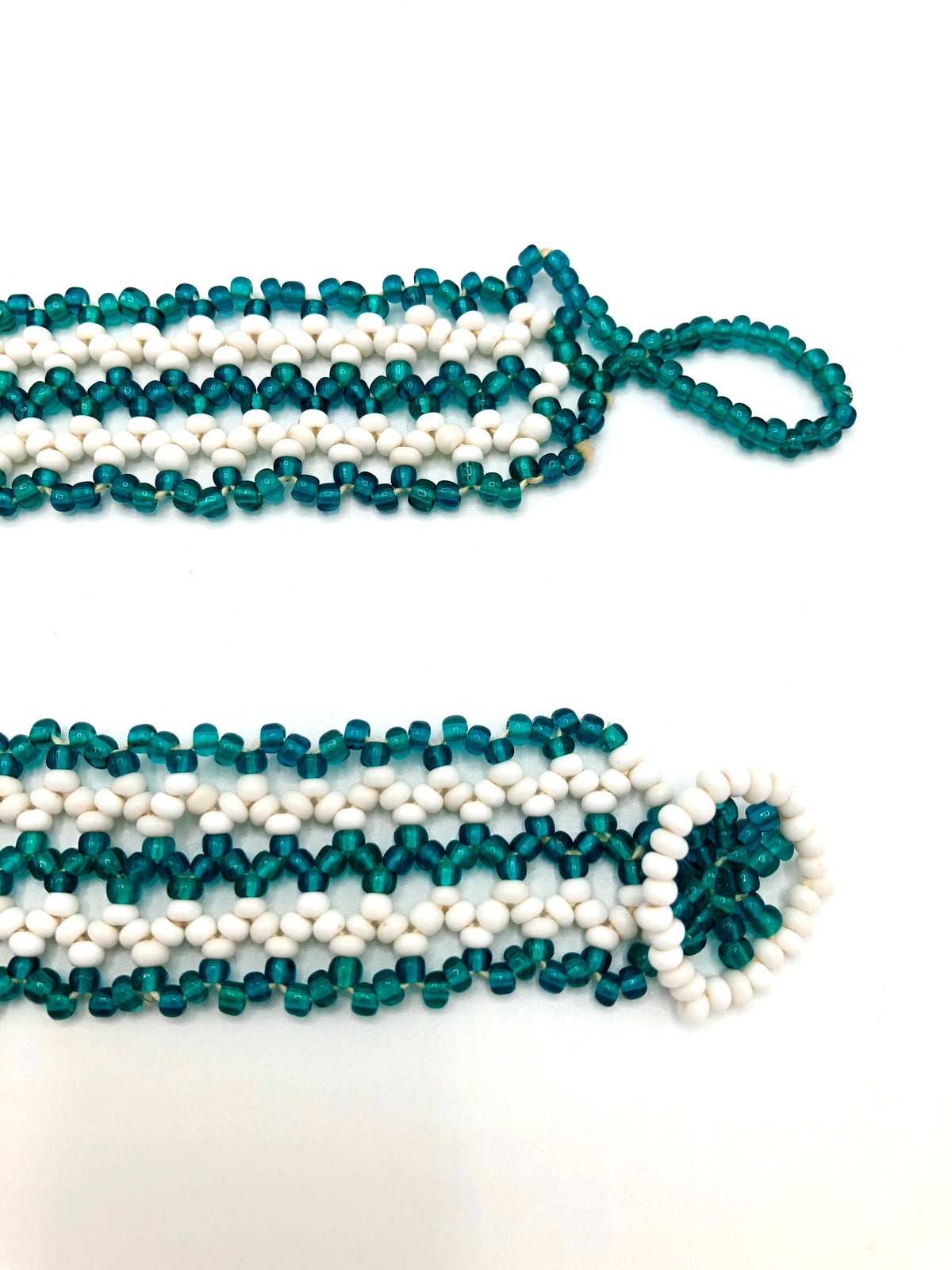 Vintage 1970s Beaded Fringe Choker