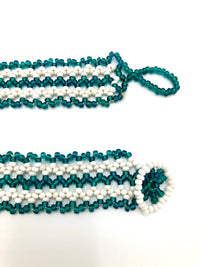 Vintage 1970s Beaded Fringe Choker