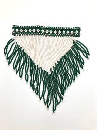 Vintage 1970s Beaded Fringe Choker