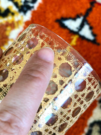 Vintage 22k Gold-Plated Culver Cane Glasses