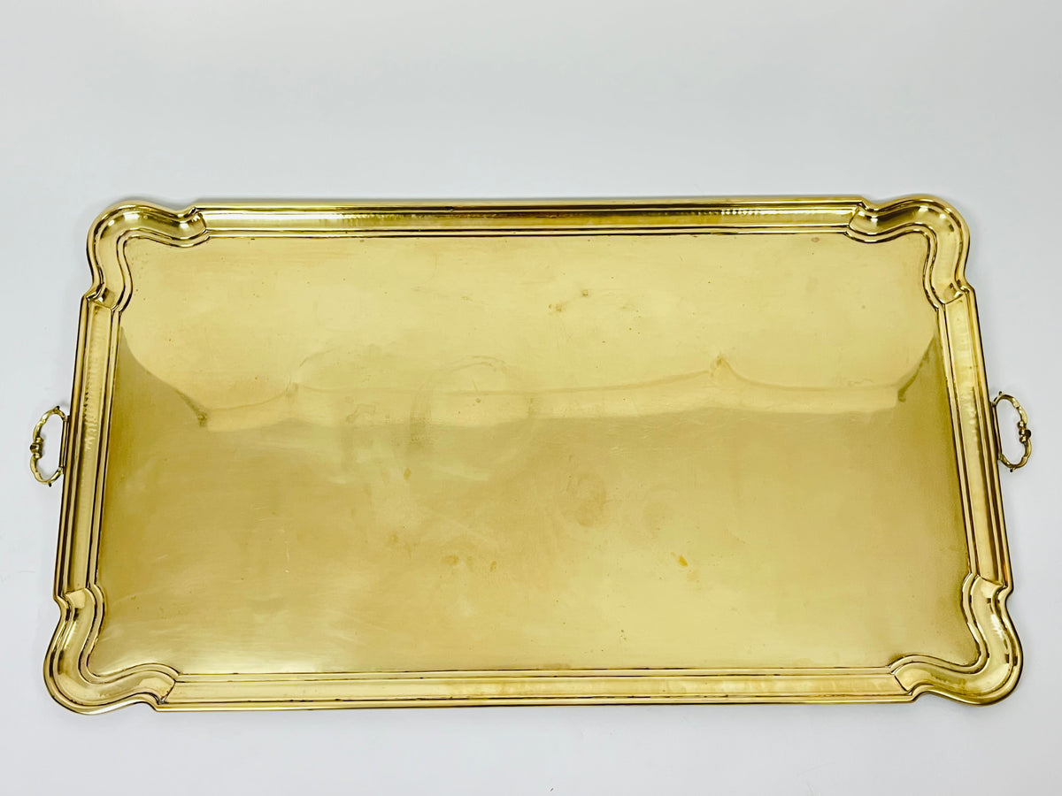 Vintage Burge Regency Brass Tray