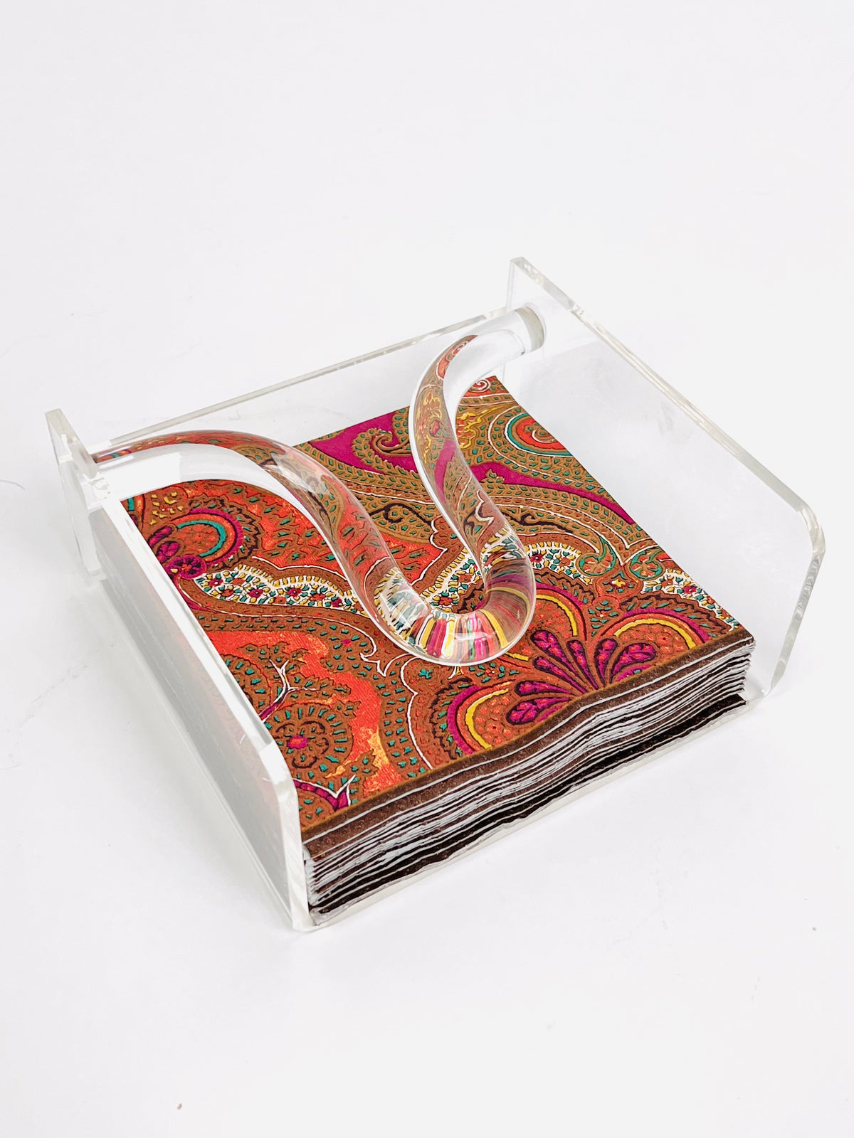 Vintage Lucite Napkin Holder