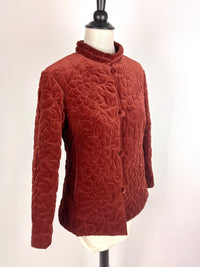 Vintage Quilted Velvet Jacket